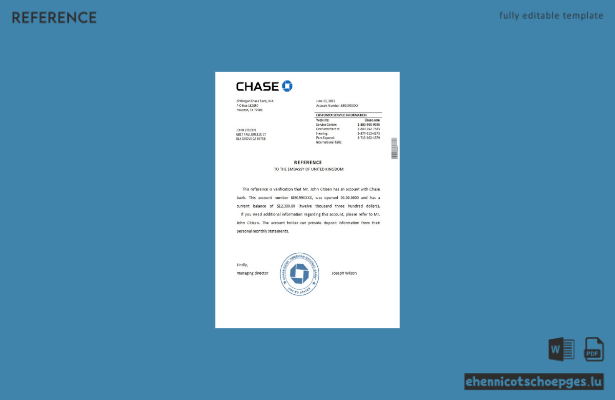 USA Chase Referenzbeispiel-Vorschau